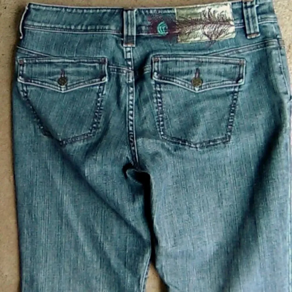 Indigo Palms Wider Leg Jeans